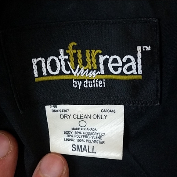 Not Fur Real Fur Coat - Picture 6 of 8